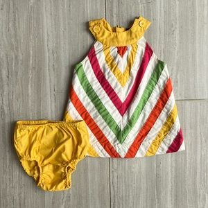 Baby girl BabyGAP shift dress and bloomers